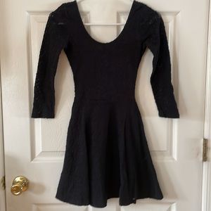 Abercrombie Fit and Flair Stretch Lace Mini Dress xs